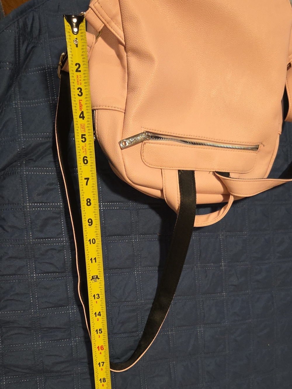 Betsey Johnson Pink Bow Front Backpack - Picture 16 of 17